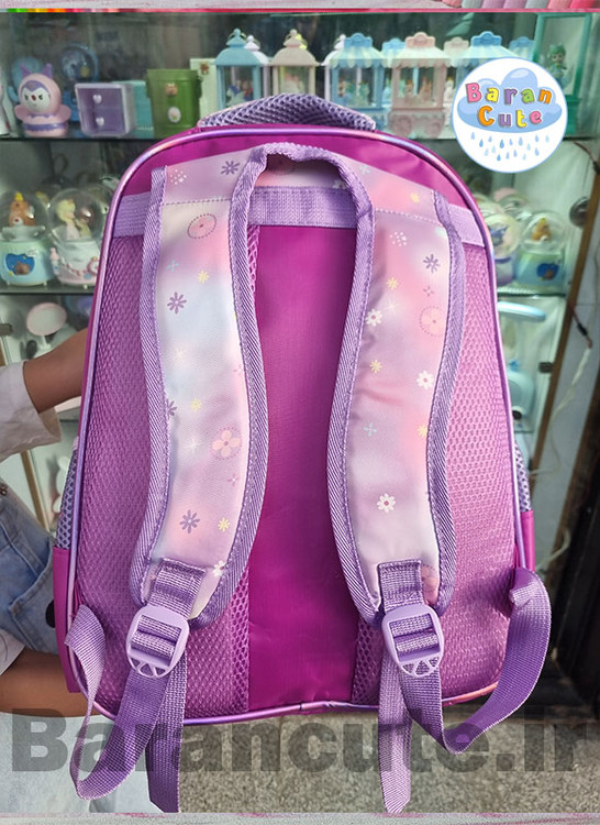 کیف و کوله پشتی مدرسه خارجی و وارداتی برجسته ( سه تیکه ) طرح کورومی و ملودی