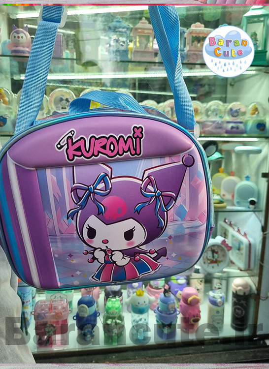 کیف و کوله پشتی مدرسه خارجی و وارداتی برجسته 3 تیکه طرح کورومی