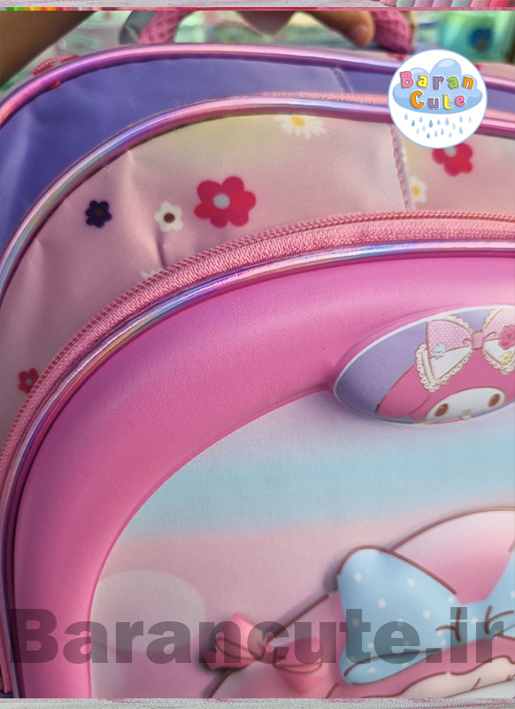 کیف و کوله پشتی مدرسه خارجی و وارداتی 3 تیکه (کیف مدرسه +جامدادی بزرگ +کیف ظرف غذا)