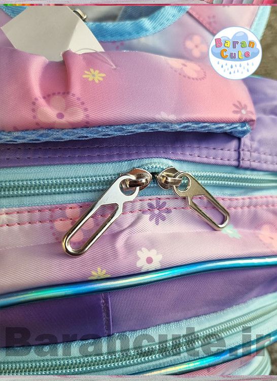 کیف و کوله پشتی مدرسه خارجی و وارداتی برجسته 3 تیکه (کیف مدرسه +جامدادی بزرگ +کیف ظرف غذا)