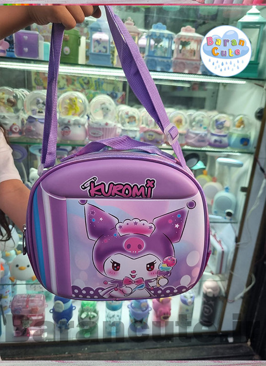 کیف و کوله پشتی مدرسه وارداتی برجسته 3 تیکه (کیف مدرسه +جامدادی بزرگ +کیف ظرف غذا) کورومی 2