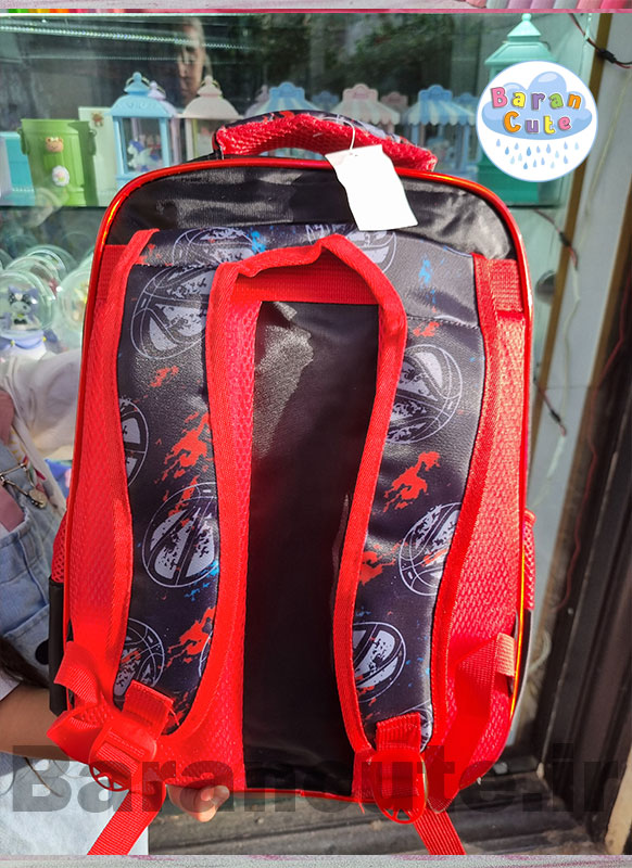 کیف و کوله پشتی مدرسه خارجی و وارداتی برجسته 3 تیکه طرح مرد عنکبوتی