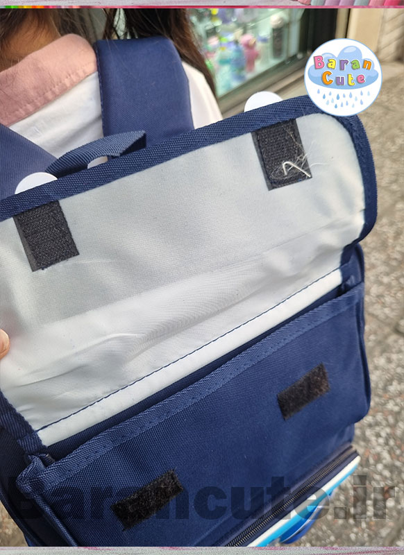 کیف و کوله پشتی مدرسه خارجی و وارداتی برجسته فضانورد آبی