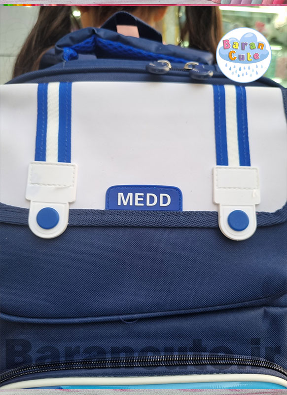 کیف و کوله پشتی مدرسه خارجی و وارداتی برجسته طرح فضانورد آبی