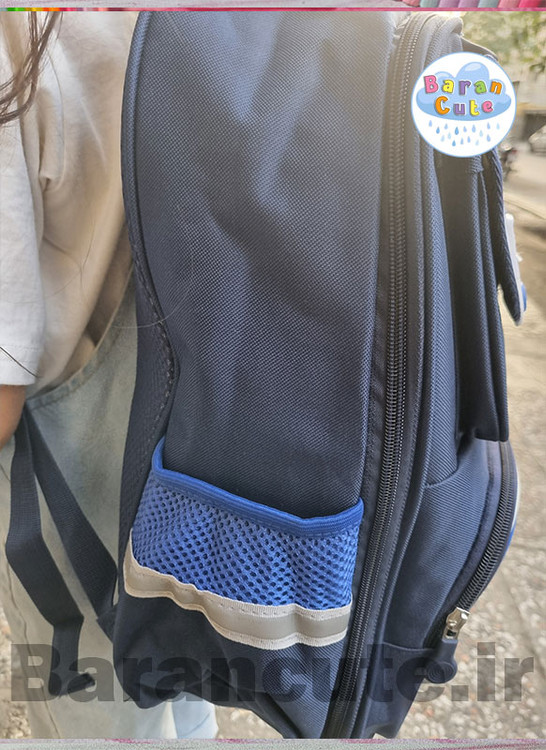 کیف و کوله مدرسه خارجی و وارداتی برجسته طرح فضانورد آبی