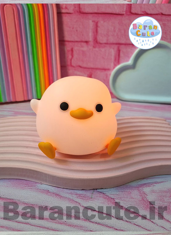 چراغ خواب نرم سیلیکونی لمسی طرح جوجه