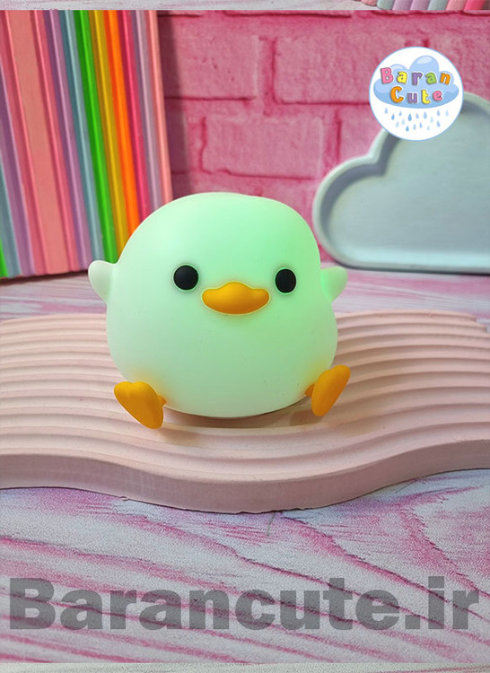 چراغ خواب نرم سیلیکونی طرح جوجه کیوت