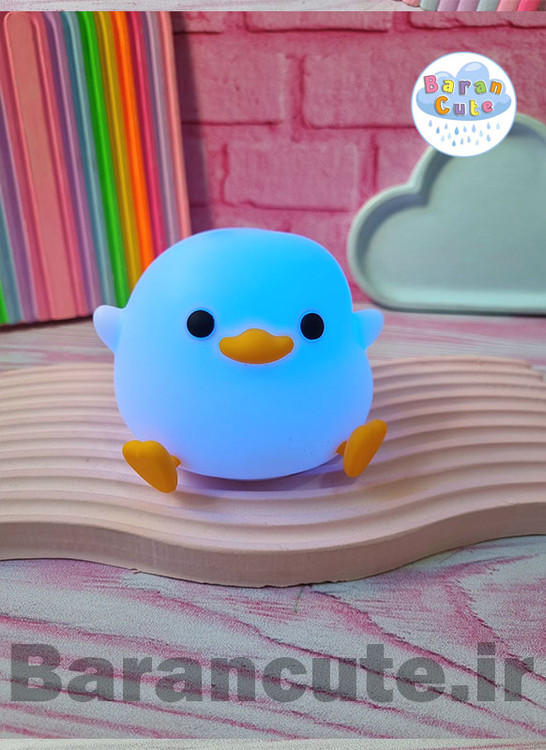 چراغ خواب نرم سیلیکونی لمسی جوجه کیوت