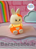 چراغ خواب نرم سیلیکونی طرح خرگوش