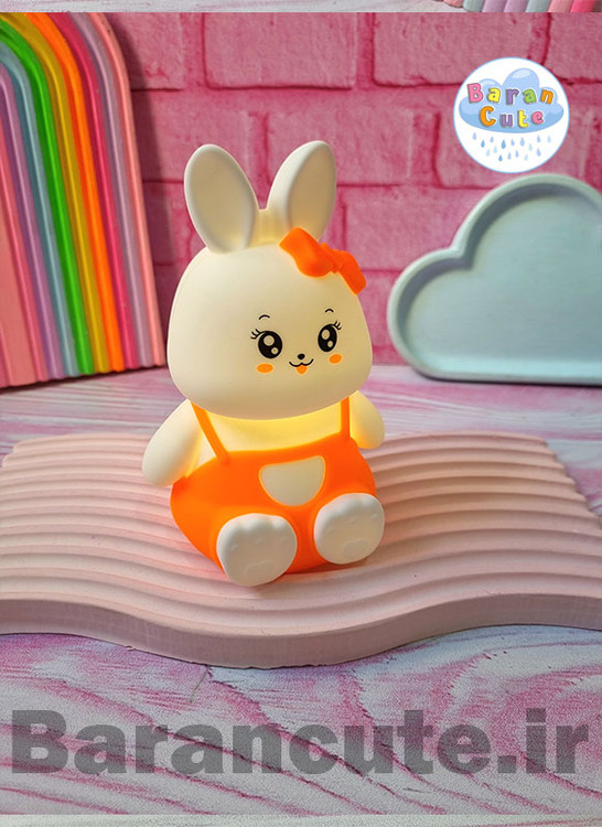 چراغ خواب نرم سیلیکونی طرح خرگوش