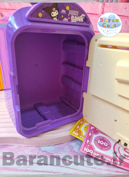 قلک فانتزی موزیکال رمز دار دارای پول کش با عروسک چرخشی سایز بزرگ