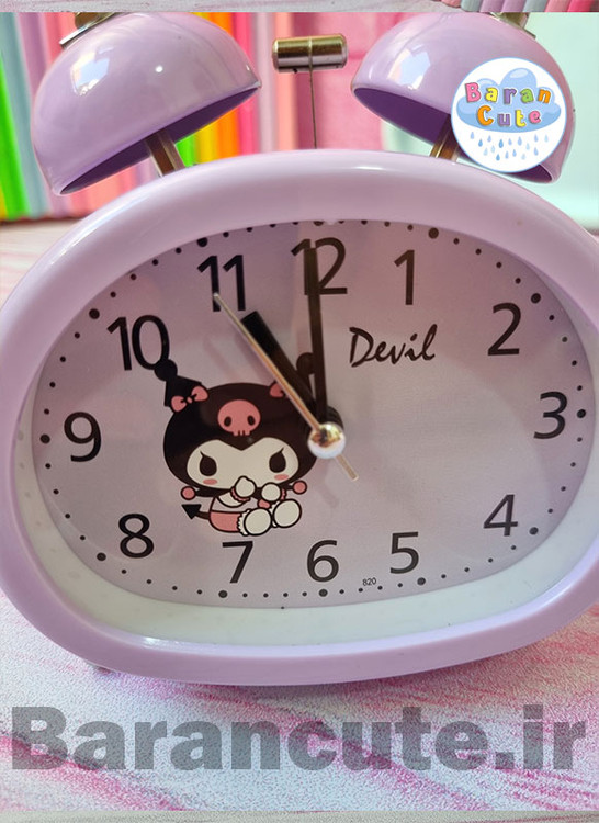 ساعت رومیزی فانتزی زنگ دار کورومی