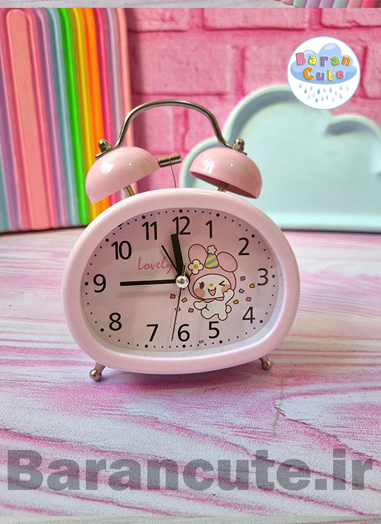ساعت رومیزی فانتزی زنگ دار طرح ملودی