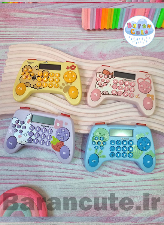 ماشین حساب فانتزی دسته بازی طرح حیوانات بامزه