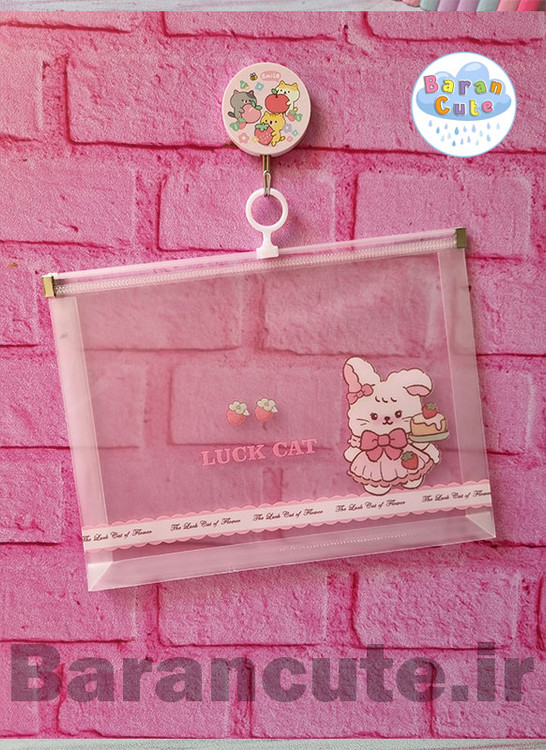 پوشه زیپ دار فانتزی a5 حیوانات بامزه