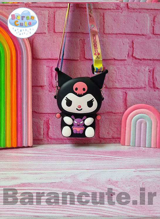 کیف سیلیکونی طرح کورومی مشکی