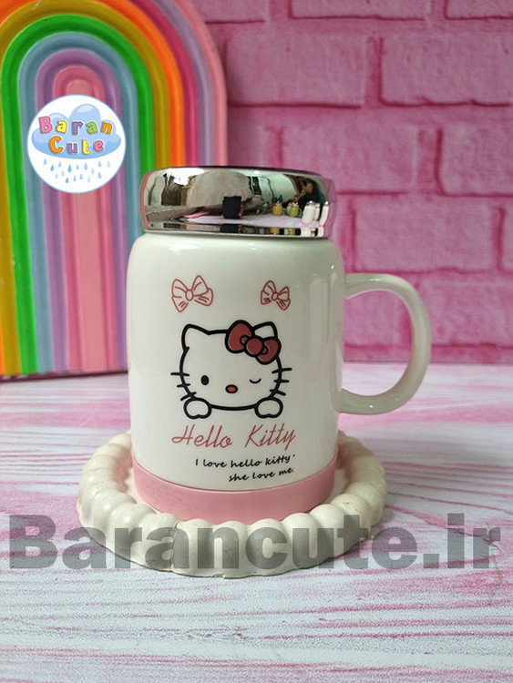 ماگ سرامیکی درب آیینه ای کیتی