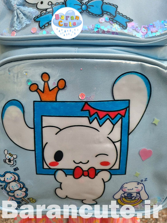 کوله پشتی مدرسه خارجی و وارداتی آکواریومی طرح سینامورول