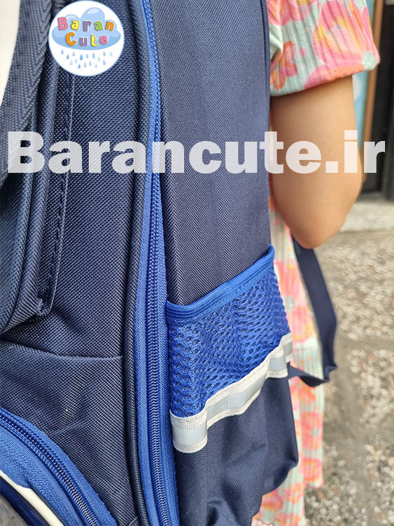 کیف و کوله پشتی خارجی و وارداتی برجسته طرح فضانورد آبی