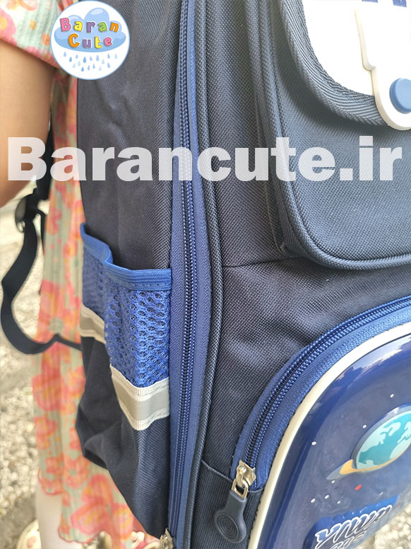 کیف و کوله پشتی مدرسه  و وارداتی برجسته طرح فضانورد آبی
