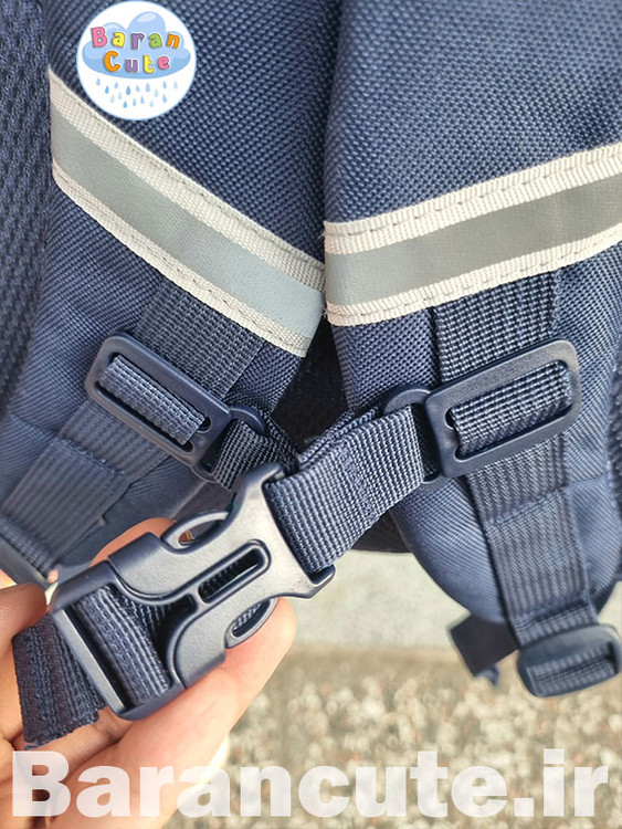 کوله پشتی مدرسه خارجی و وارداتی برجسته طرح فضانورد آبی