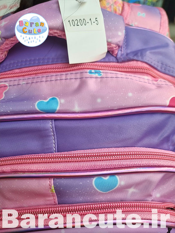 کیف و کوله پشتی مدرسه خارجی برجسته طرح سینامورول پاپیونی