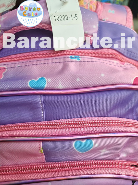 کیف و کوله پشتی مدرسه خارجی و وارداتی برجسته طرح سینامورول پاپیونی