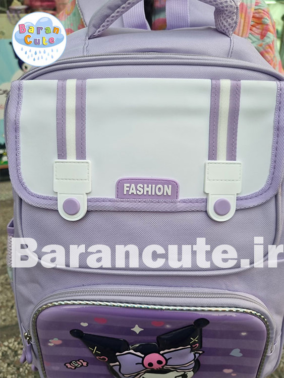 کیف مدرسه خارجی و وارداتی برجسته براق طرح کورومی