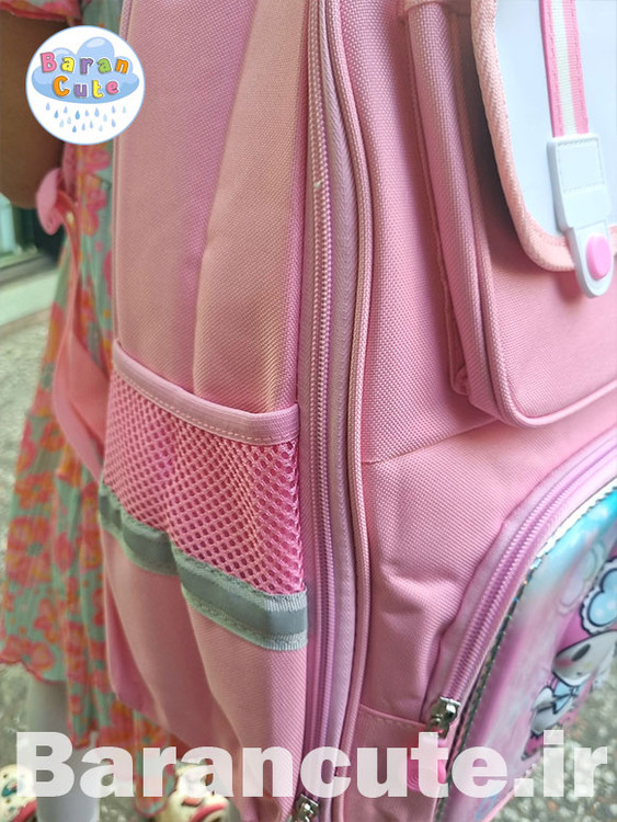 کوله پشتی مدرسه خارجی و وارداتی برجسته براق طرح کورومی