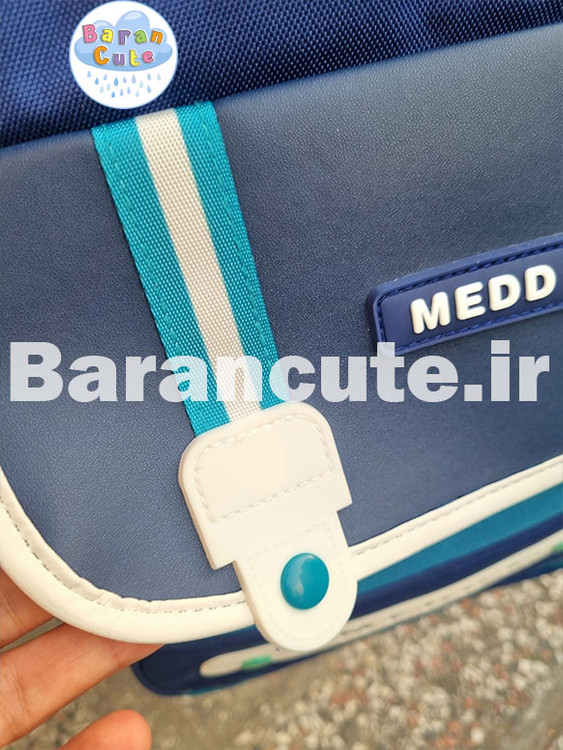 کیف و کوله پشتی مدرسه خارجی و وارداتی طرح medo سبز