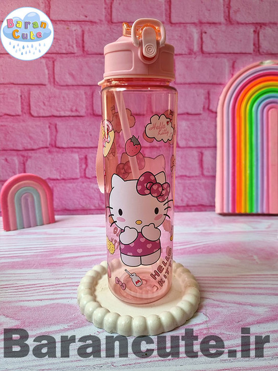 قمقمه وارداتی نی دار طرح کورومی و دوستان