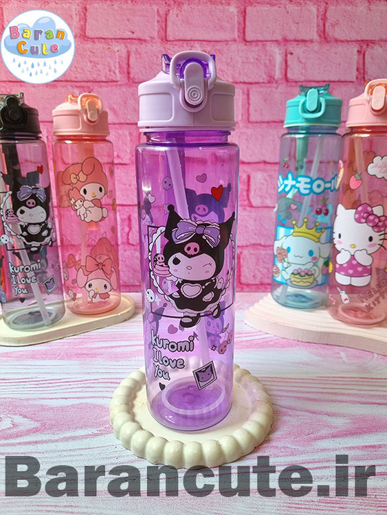 قمقمه فانتزی وارداتی نی دار طرح کورومی و دوستان