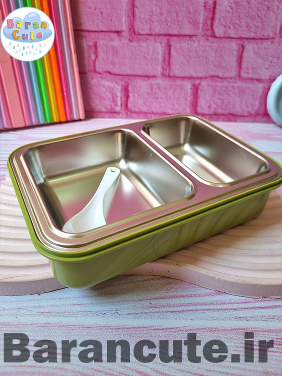 ظرف غذا لانچ باکس استیل طرح فضانورد