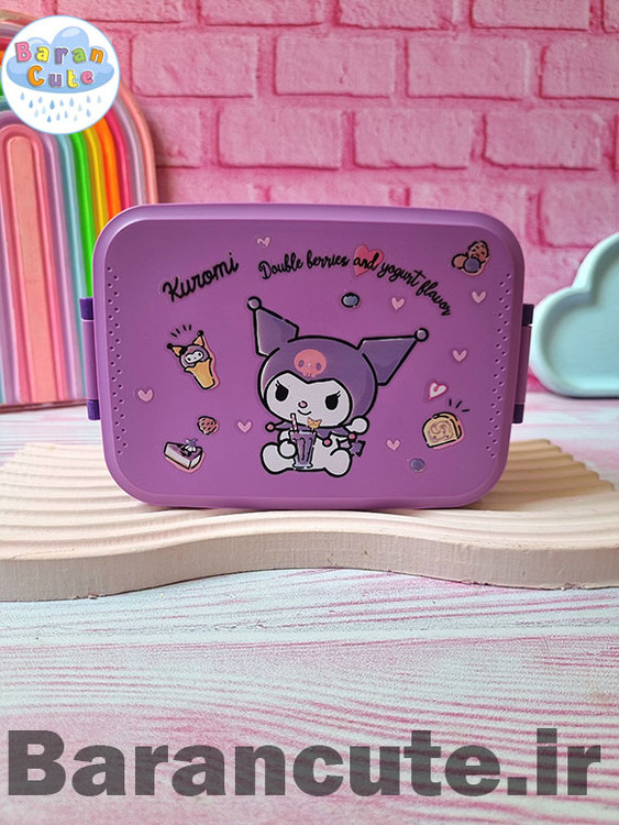 ظرف غذا پلاستیکی 1 طبقه طرح کورومی