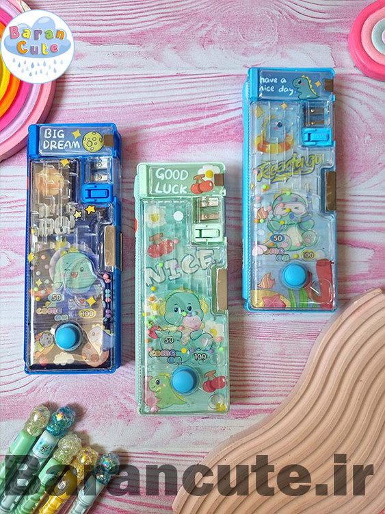 جامدادی کتابی مگنتی واتر گیم دار طرح دایناسور