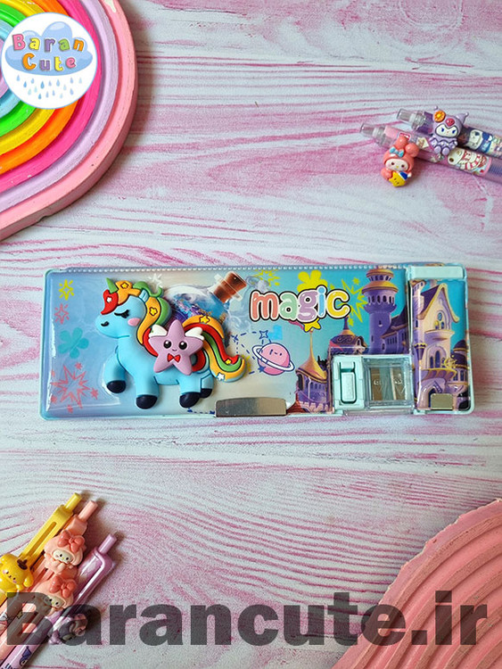 جامدادی کتابی مگنتی طرح پونی