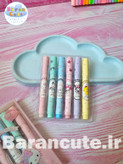 هایلایتر فانتزی پاستیلی 6 رنگ طرح کورومی و دوستان