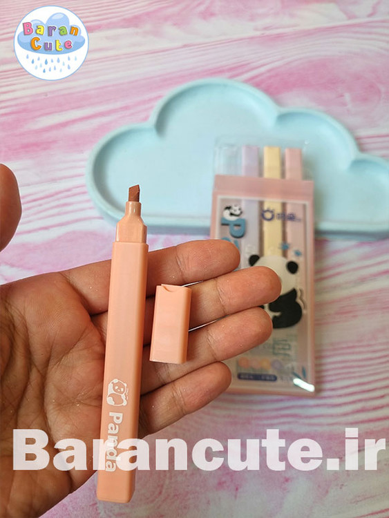 هایلایتر پاستیلی 4 رنگ طرح پاندا