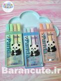 هایلایتر فانتزی پاستیلی 4 رنگ طرح پاندا