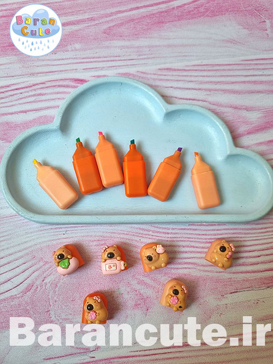 هایلایتر پاستیلی 6 رنگ طرح کاپی بارا