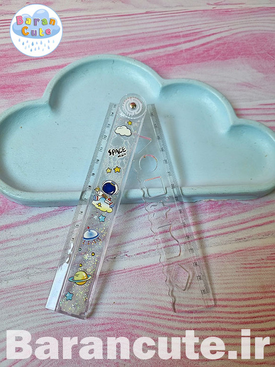 کش فانتزی آکواریومی تاشو شابلون دار طرح فضانورد