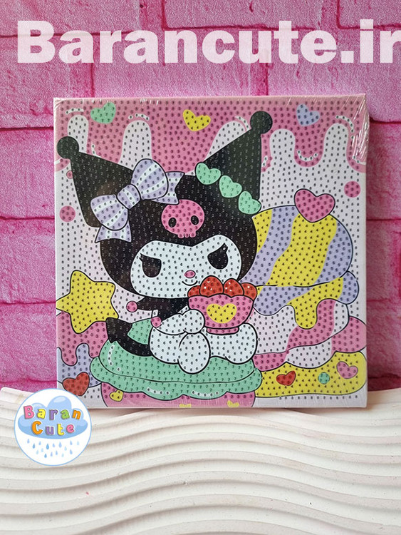 نقاشی الماسی بوم دار 20 در 20 طرح کورومی