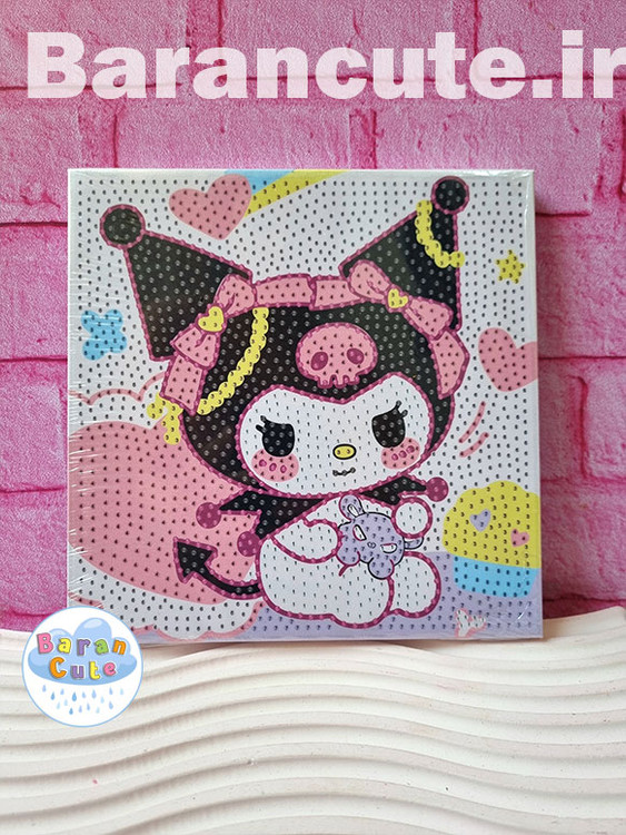 نقاشی الماسی بوم دار 20 در 20 طرح کورومی