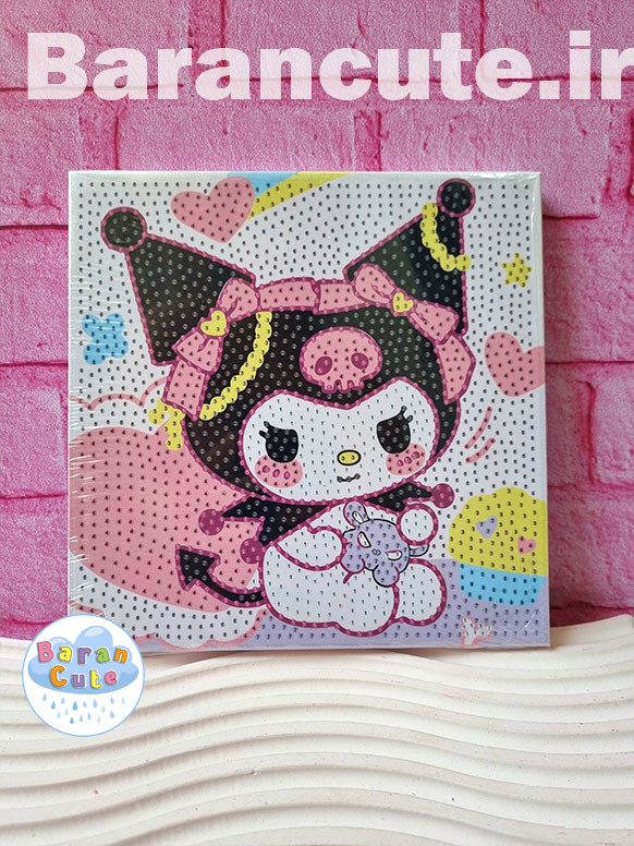 نقاشی الماسی بوم دار 20 در 20 طرح کورومی