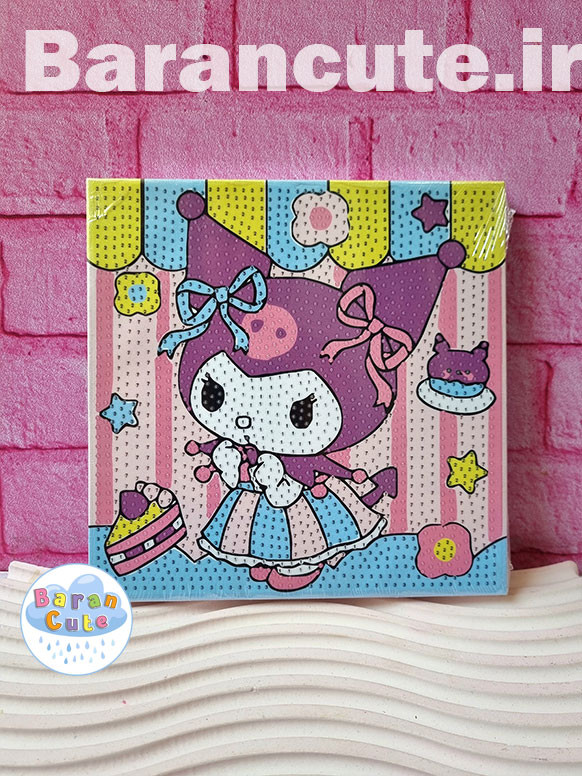 نقاشی الماسی بوم دار 20 در 20 طرح کورومی