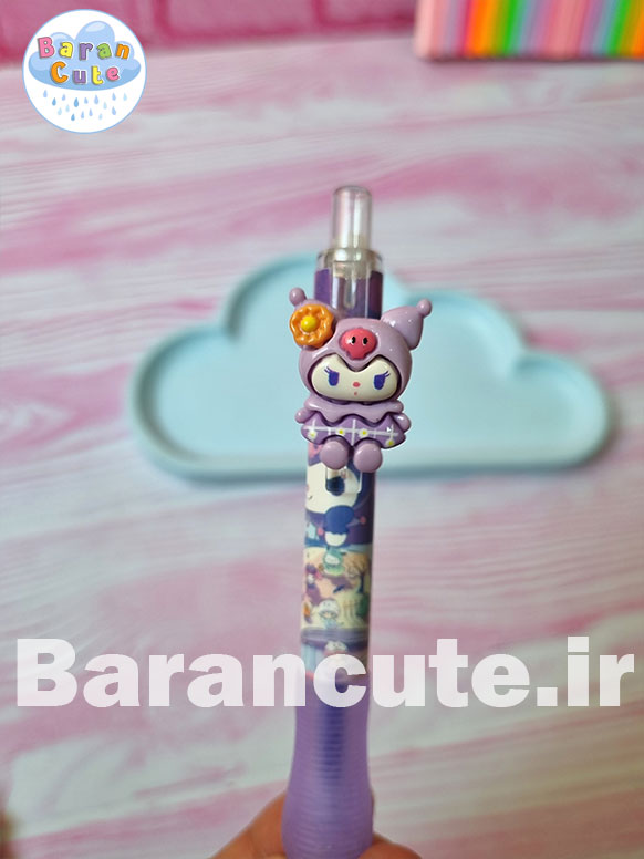 خودکار پاکن دار کلیکی گریپ دار (چرخشی) طرح کورومی و دوستان