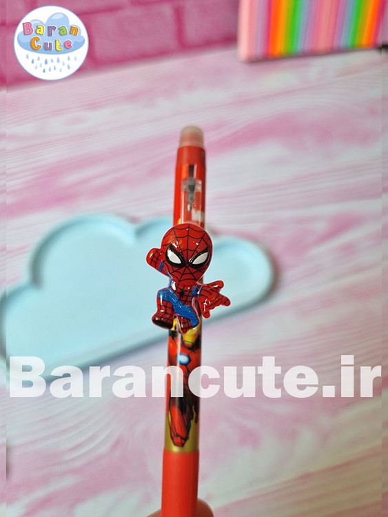 خودکار دار کلیکی عروسکی گریپ دار (چرخشی) طرح قهرمانان