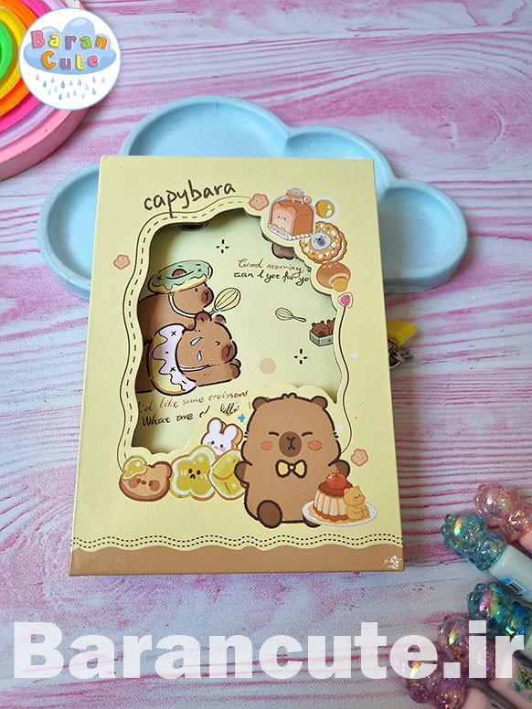 دفتر خاطرات قفل دار وارداتی طرح کاپی بارا