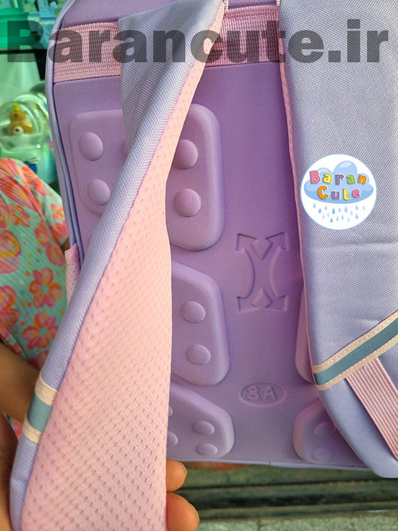کیف و کوله پشتی خارجی و وارداتی طرح medo یاسی صورتی