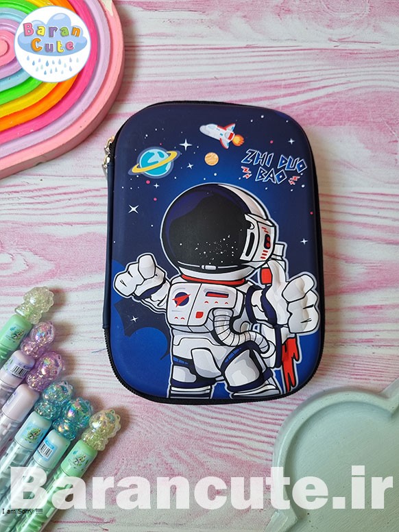 جامدادی وارداتی کتابی برجسته طرح فضانورد